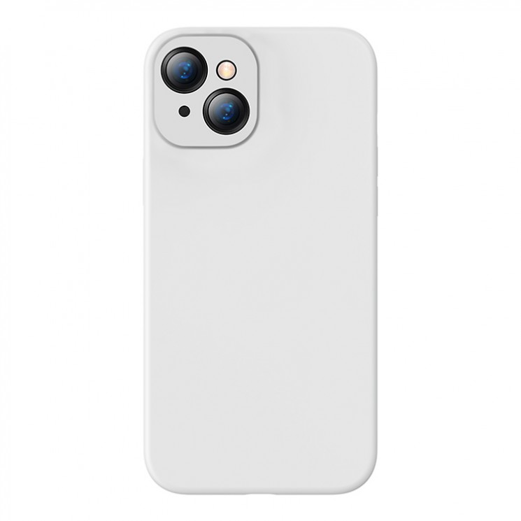 Чехол Baseus Liquid Silica Gel Protective для iPhone 13, белый