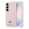 Karl Lagerfeld для Galaxy S26 чехол PU Saffiano FW Karl&Choup Heads metal &Cam Hard Pink (MagSafe)