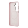 Karl Lagerfeld для Galaxy S26 чехол PU Saffiano FW Karl&Choup Heads metal &Cam Hard Pink (MagSafe)