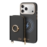 Uniq картхолдер COEHL Mirelle Magnetic Wallet with Wrist strap Ebony Black