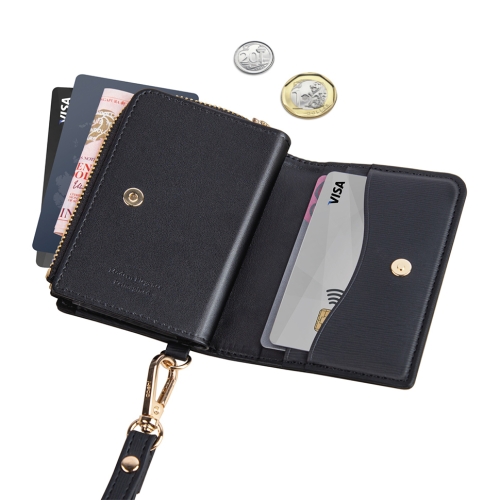 Uniq картхолдер COEHL Mirelle Magnetic Wallet with Wrist strap Ebony Black