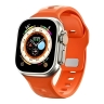 BlueO для Apple Watch 44/45/46/49 mm ремешок Fluoro Rubber Sport Watch Band Orange