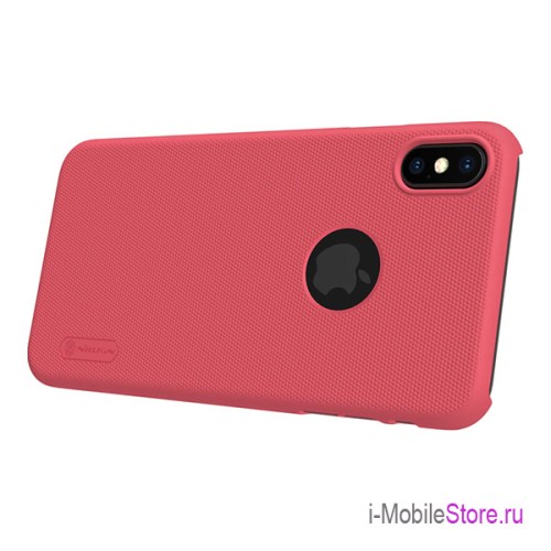 Чехол Nillkin Super Frosted Shield для iPhone XS Max, красный 