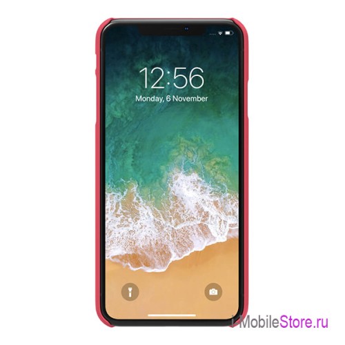 Чехол Nillkin Super Frosted Shield для iPhone XS Max, красный 