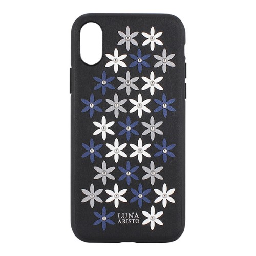 Чехол Luna Aristo Daisies для iPhone XR, черный