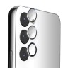 BLUEO Camera lens Armor metal для камеры Galaxy S23 | S23 Plus, Silver (3 шт)