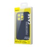 Чехол Baseus Liquid Silica Gel Magnetic case +Tempered glass для iPhone 14 Pro Max, синий (MagSafe)
