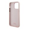 Karl Lagerfeld для iPhone 15 Pro Max чехол Liquid silicone NFT Choupette metal pin Hard Pink