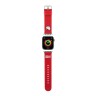 Hello Kitty для Apple Watch 42-41-40 mm ремешок PU Grained leather 3D Rubber Kitty Head Red