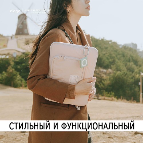 Elago для ноутбуков 14"/ Macbook Pro 14" чехол LapTop Pocket Sleeve Pastel Pink