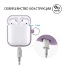 Чехол Elago Hang case для AirPods 1/2, фиолетовый (lavender)