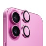 BlueO стекло для iPhone 16/16 Plus, Camera lens Armor Aluminium 2 шт. Pink (+installer)