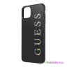 Чехол Guess Iridescent Glitter logo Hard Multicolor для iPhone 11 Pro Max, черный