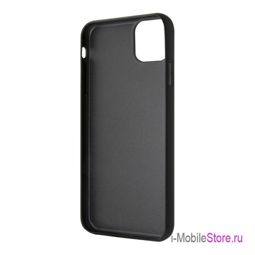 Чехол Guess Iridescent Glitter logo Hard Multicolor для iPhone 11 Pro Max, черный