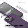 Elago для iPhone 15 Pro чехол Soft silicone (Liquid) Deep Purple (MagSafe)