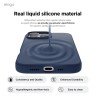 Elago для iPhone 16 Pro чехол Soft silicone (Liquid) Jean Indigo