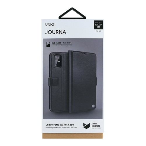 Чехол Uniq Journa Heritage для Galaxy S20 Plus, черный