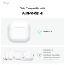 Elago для AirPods 4 чехол Unique Pager Hang case Black