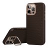 Uniq для iPhone 16 Pro чехол KEVA MAX Kevlar with Camera stand Brown (MagSafe)