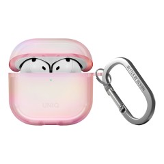 Uniq для Airpods 4 чехол Iridescia (holographic) Pink Prism