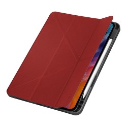 Чехол Uniq Transforma Rigor Anti-microbial для iPad Air 10.9 (2020) с отсеком для стилуса, красный