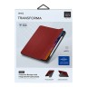 Чехол Uniq Transforma Rigor Anti-microbial для iPad Air 10.9 (2020) с отсеком для стилуса, красный