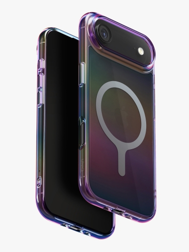 Uniq для iPhone Air чехол Iridescia (holographic) Midnight Quartz (Magsafe)