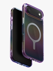 Uniq для iPhone Air чехол Iridescia (holographic) Midnight Quartz (Magsafe)