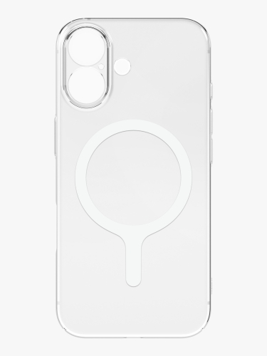 Uniq для iPhone 17 чехол AirSuit Glossy Clear/White (MagSafe)
