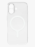 Uniq для iPhone 17 чехол AirSuit Glossy Clear/White (MagSafe)