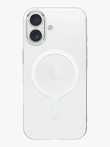 Uniq для iPhone 17 чехол AirSuit Glossy Clear/White (MagSafe)