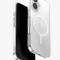 Uniq для iPhone 17 чехол AirSuit Glossy Clear/White (MagSafe)