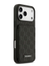 Karl Lagerfeld для iPhone 17 Pro Max чехол Cardslot Stand PU Saffiano Monogram Plate logo Hard Black
