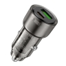 HOCO зарядное в прикуриватель Z52 Spacious PD38W Car charger Type-C PD20W + QC3.0 Transparent black