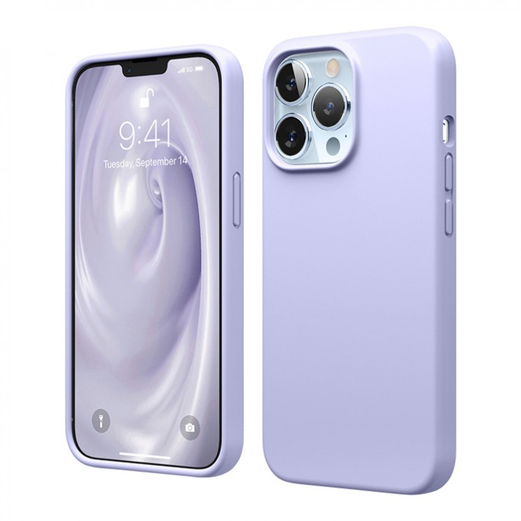 Чехол Elago Soft Silicone для iPhone 13 Pro Max, фиолетовый