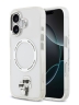 Karl Lagerfeld для iPhone 17 чехол IML NFT Karl & Choupette Metal ring & Cam прозрачный (MagSafe)