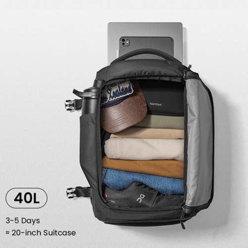 Tomtoc Travel рюкзак Navigator-T66 Liteway Travel Laptop Backpack 17" (Win)/40L Black