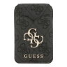 Guess магн. бумажник-стенд Wallet MagSafe Cardslot Stand with Mirror PU 4G Big metal logo Black