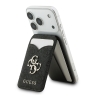 Guess магн. бумажник-стенд Wallet MagSafe Cardslot Stand with Mirror PU 4G Big metal logo Black