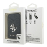 Guess магн. бумажник-стенд Wallet MagSafe Cardslot Stand with Mirror PU 4G Big metal logo Black