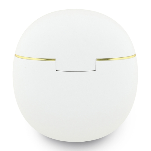 Guess Наушники TWS Bluetooth Round with Printed Triangle logo White