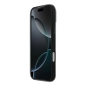 BMW для iPhone 17 Pro чехол M-series Liquid silicone Metal cam Double logo Hard Black (MagSafe)