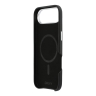 DKNY для iPhone Air чехол PU Full Wrapped leather Verical logo Metal Cam Hard Black (MagSafe)