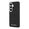 Karl Lagerfeld для Galaxy S26+ чехол PU Debossed Initials Metal camera Hard Black (MagSafe)