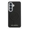 Karl Lagerfeld для Galaxy S26+ чехол PU Debossed Initials Metal camera Hard Black (MagSafe)