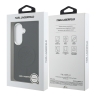 Karl Lagerfeld для Galaxy S26+ чехол PU Debossed Initials Metal camera Hard Black (MagSafe)