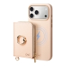 Uniq картхолдер COEHL Mirelle Magnetic Wallet with Wrist strap Shell Pink