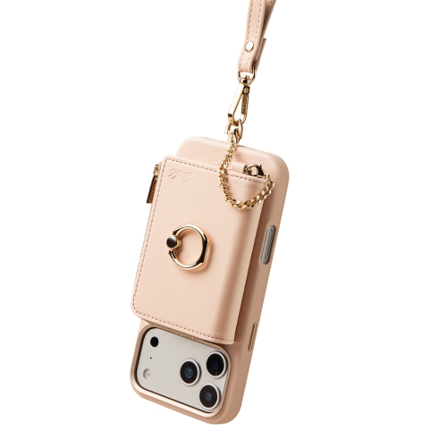 Uniq картхолдер COEHL Mirelle Magnetic Wallet with Wrist strap Shell Pink
