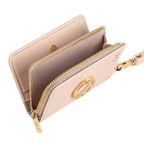 Uniq картхолдер COEHL Mirelle Magnetic Wallet with Wrist strap Shell Pink