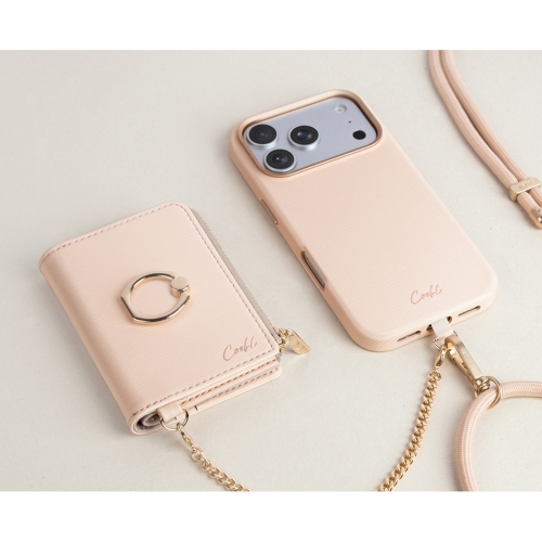 Uniq картхолдер COEHL Mirelle Magnetic Wallet with Wrist strap Shell Pink